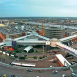 Aeroporto di Fiumicino veduta aerea